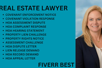 be your real estate lawyer for hoa disputes, property liens and covenant issues