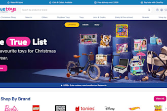 build online toy store, kids toy holiday, chrismas website educational toy store
