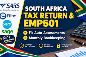 file south africa emp501 payroll tax fix auto assessment and do bookkeeping