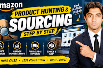 do amazon product research, product hunting and sourcing