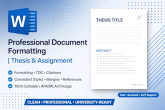 ms word typing formatting and document editing