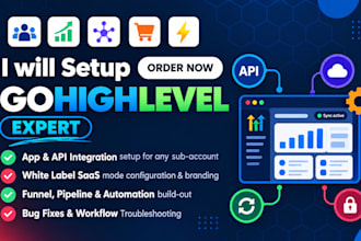 setup gohighlevel app development api integration saas setup white label expert