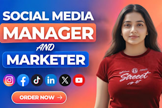 be your professional social media marketing manager  and content creator