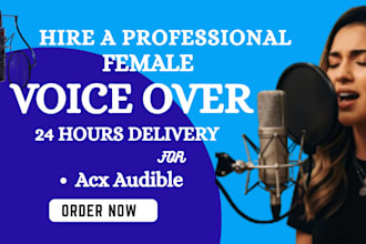 record IVR, voicemail female voice over, on hold message, commercial voice over