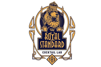 design thrilling craft cocktail speakeasy logo