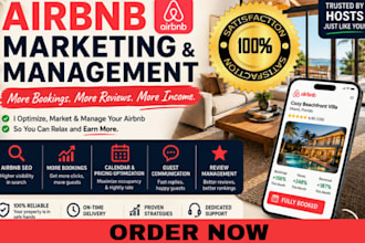 do airbnb promotion, airbnb,  vrbo marketing and airbnb seo to increase bookings