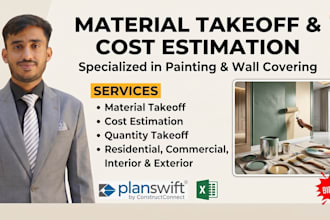 do accurate painting estimate and material takeoff
