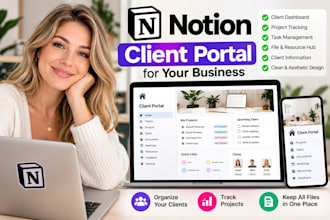 build a notion client portal for your business