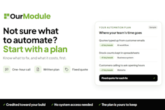 map your business processes and plan what to automate
