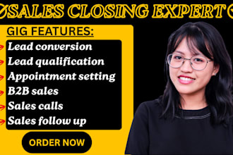 sales closer b2b salesperson online sales representative sales lead sales closer