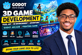 do 3d godot game pixel art 3d environment adventure godot arcade fighting game