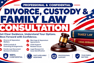 provide expert divorce, custody and family law consultation