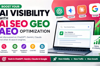 boost ai visibility score to rank in chatgpt, gemini, claude GEO aeo SEO