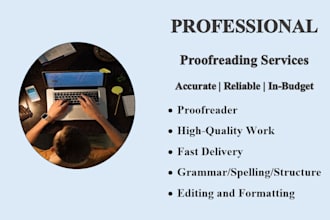 proofread books and can edit books