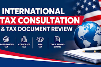 provide international tax consultation and tax document review