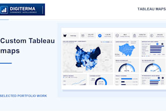 create custom tableau maps, geospatial data visualizations