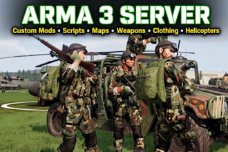 arma3 server custom arma3 mods scripts arma 3 maps weapon clothing helicopter