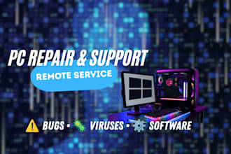 repair your windows PC and fix software issues remotely