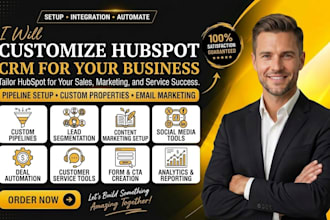 setup customize hubspot workflow CRM integration