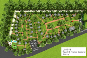 create site plan, city permit for real estate plan,subdivision lots,property map