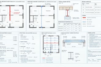 design beam sizing for load bearing wall removal and structural calculations