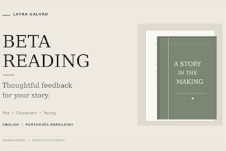 beta read your book