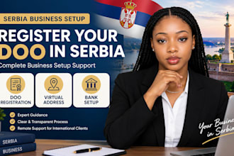 register your doo company in serbia with virtual address and bank setup