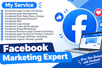 do facebook page setup and marketing