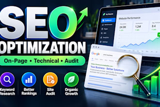 do onpage, technical and wordpress, shopify website SEO optimization