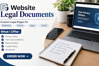create website terms and conditions, privacy policy, and refund policy