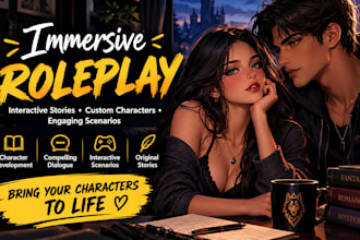create immersive roleplay and interactive storytelling for your characters