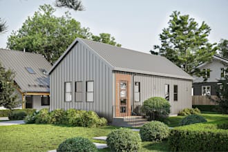 do exterior, facade and landscape design