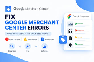 fix google merchant center product feed disapprovals and errors