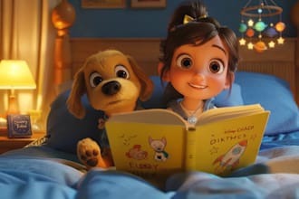 children story book illustrations and children book cover