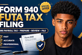 file irs form 940 futa federal unemployment payroll tax return