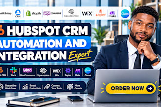 integrate mailchimp CRM shopify woocommerce squarespace wix zapier make canva