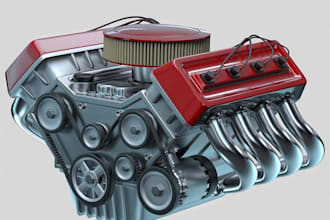 do vehicle parts engineering, custom auto parts design and 3d modeling