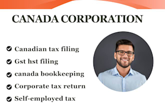 do canadian tax filingt1 t2 corporate tax return and gst hst