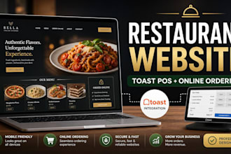 build restaurant website with toast pos integration and online ordering