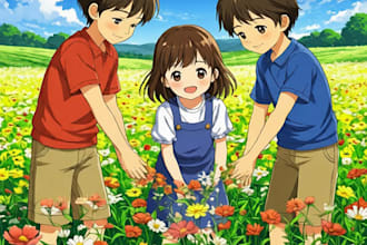 children book illustration and children book illustration