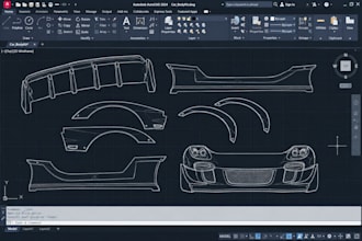 design custom 3d car body kits, widebody kits, bumpers and spoilers