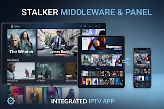 build iptv apps for android, ios and smart tv with stalker middleware