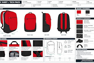 create backpack tech pack for travel, laptop, school and outdoor bags