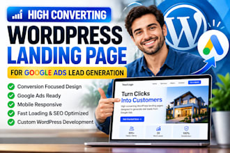 cro optimized, user friendly, mobile responsive landing page for local business