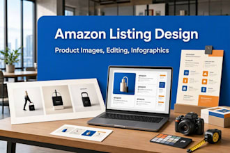 do amazon listing image design, product editing, infographic