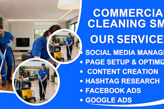 be your residential cleaning social media manager commercial cleaning marketing