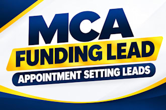 verified funding leads exclusive mca appointment setting