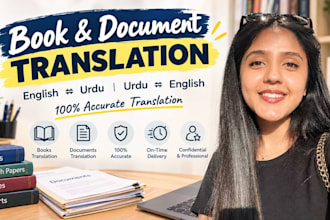 do translation of books and documents