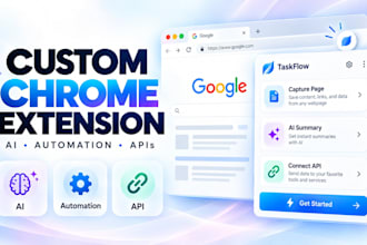 build a custom chrome extension for ai automation and apis