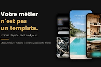 créer votre site vitrine sur mesure pour artisan, commerce ou restaurant